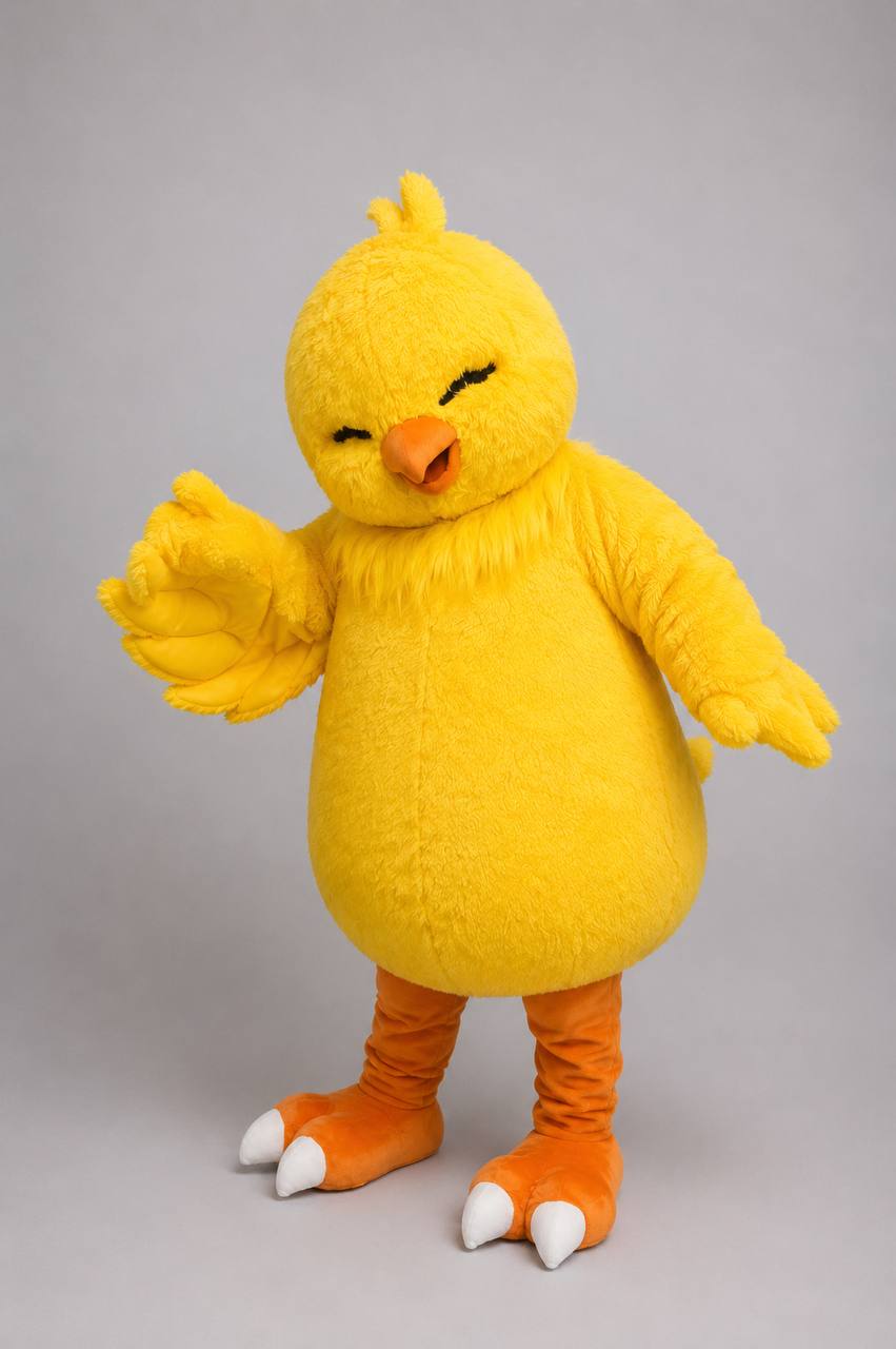 Yellow Baby Chick Character Suit
