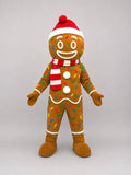 Gingerbread Man Mascot Costume